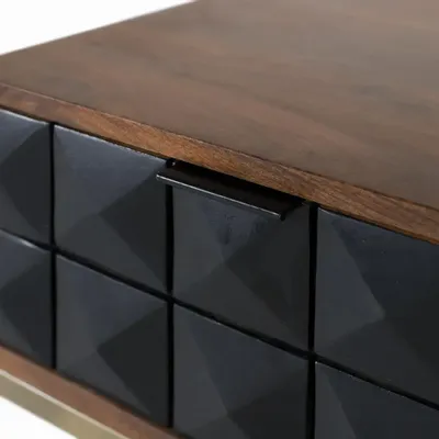 Night tables - Hand-carved and handcrafted bedside table with gilded legs - GINER Y COLOMER