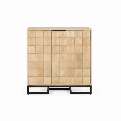 Buffets - Buffet artisanal en bois de manguier avec veinage naturel - GINER Y COLOMER