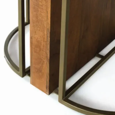 Dining Tables - Round dining table in solid mango wood 150 cm - GINER Y COLOMER