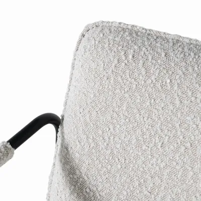 Fauteuils - Lot de 2 fauteuils tapissés de tissu beige et matelassé - GINER Y COLOMER