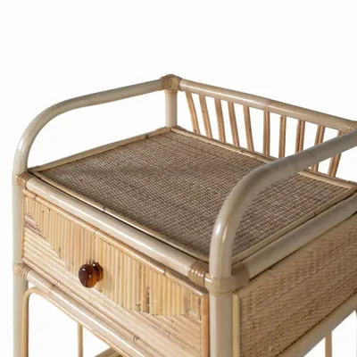 Tables de nuit - Table de chevet rotin simplicité et naturel - GINER Y COLOMER