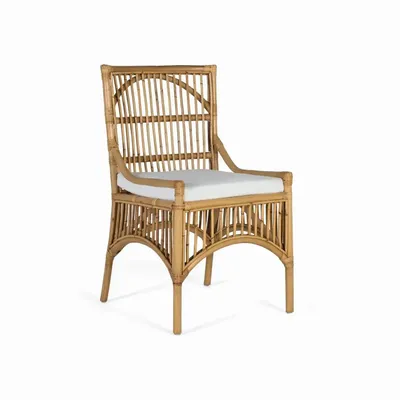 Chairs - Set of 2 rattan chairs with padded cushions - GINER Y COLOMER