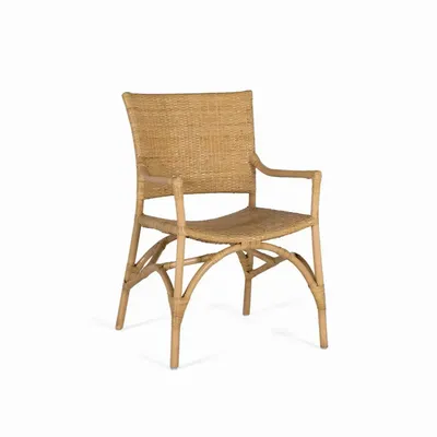 Chairs - Set of 2 rattan chairs with bamboo frame - GINER Y COLOMER