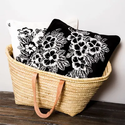 Fabric cushions - 'Lei' Velvet Cushion Cover, 40 x 40cm - SHAKU