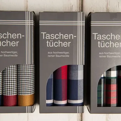 Homewear - "STUCO" men's handkerchiefs - HANDKERCHIEFS « ZOETE »