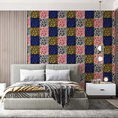 Papiers peints - Patchwork floral - Papier peint - SHAKU