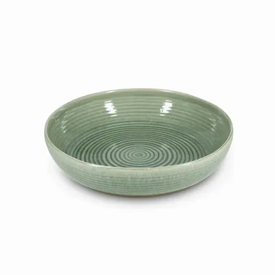 Assiettes au quotidien - Plat à servir 32xH7,5cm vert Cameo - SALT&PEPPER