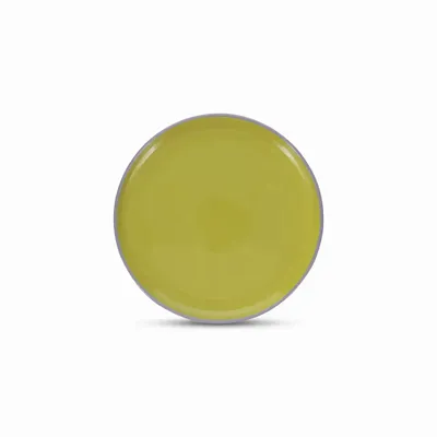 Assiettes au quotidien - Assiette plate 26xH2,5cm vert/violet Duo - ONA