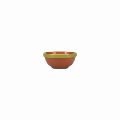 Bowls - Bowl 15,5xH6,5cm orange/green Duo - ONA