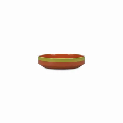 Bowls - Bowl 21x5cm orange/green Duo - ONA