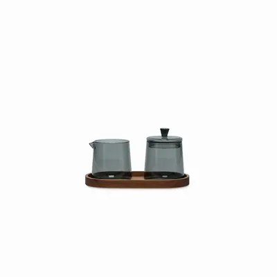 Mugs - Milk jug and sugar pot 23cl grey Luma - S|P COLLECTION