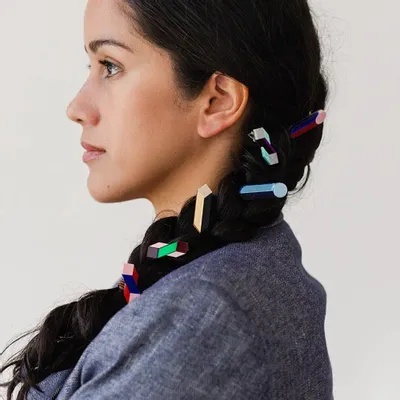 Hair accessories - PRISMA XL - Geometric Hair & Style Pin - PAMELA COROMOTO