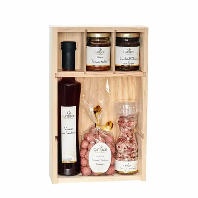 Delicatessen - Pink Gourmet Wooden Box - CATRICE GOURMET