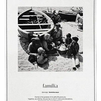 Kitchen linens - Família - Tea Towel - LUZ EDITIONS
