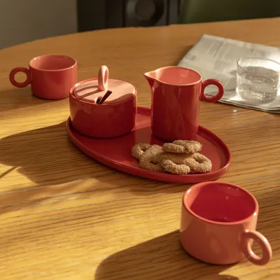Tea and coffee accessories - Tray, sugar pot and milk jug chiquito - &KLEVERING