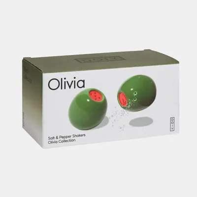 Ustensiles de cuisine - DOIY Olive Salt & Pepper Shakers - THE WOW EFFECT COMPANY