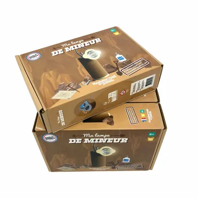 Jouets enfants - Ma Lampe de Mineur, à construire soi même - MANUFACTURE EN FAMILLE