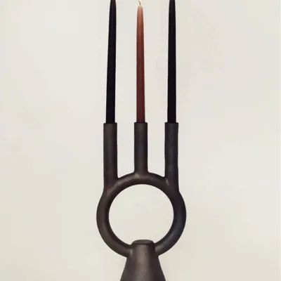 Ceramic - Trinity candle holder Guculia.Tini - GALERIE SANA MOREAU