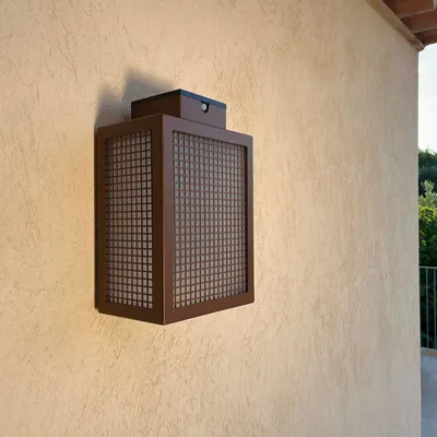 Appliques extérieures - applique solaire APS 030 trame - LYX LUMINAIRES