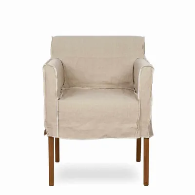 Chairs for hospitalities & contracts - Oga Arm Cover | Removable cover Chair - CREARTE COLLECTIONS