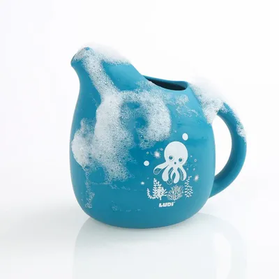 Children's bathtime - Bath Watering Can – Silicone - 15 cm - LUDI