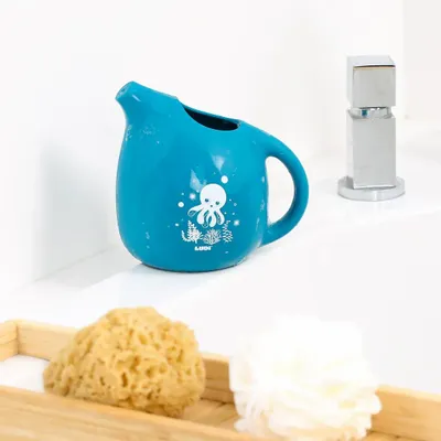Children's bathtime - Bath Watering Can – Silicone - 15 cm - LUDI