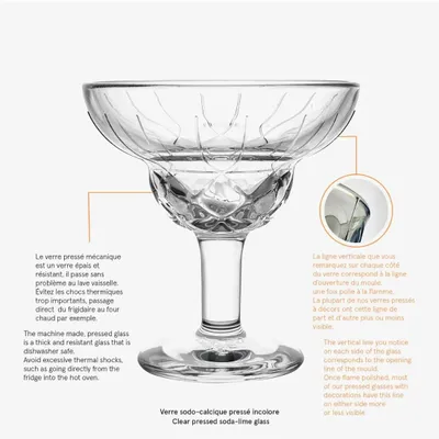 Verres à pied - Lot de 6 verres à coktails CHICAGO - LA ROCHÈRE