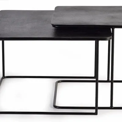 Coffee tables - Coffee table with bronze top and metal legs - GINER Y COLOMER