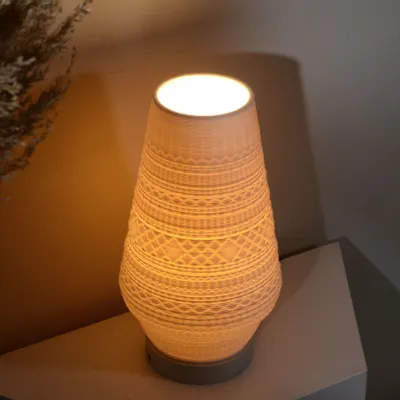 Table lamps - MACRAME porcelain table lamp - KERAMIK