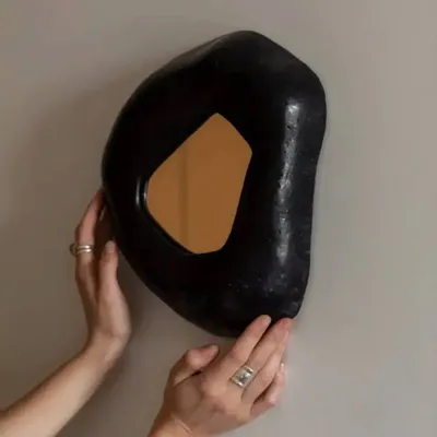 Mirrors - Ceramic mirror Vorozheska - GALERIE SANA MOREAU