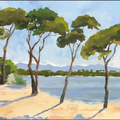 Papiers peints - Lérins - ISIDORE LEROY