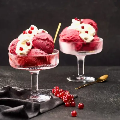 Cristallerie - Lot de 6 coupes à dessert ALICE - LA ROCHÈRE