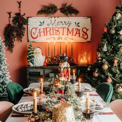 Décorations pour tables de Noël - Dîner de Noël - MEANDER
