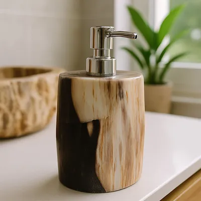 Decorative objects - Petrified Wood Soap Dispensers - XYLEIA PETRIFIED WOOD