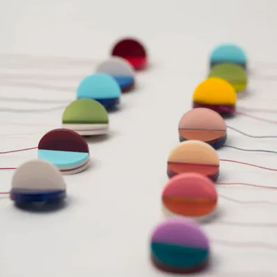 Jewelry - Dexel Necklace / Constructivist-Inspired pendant with sculptural lines - PAMELA COROMOTO