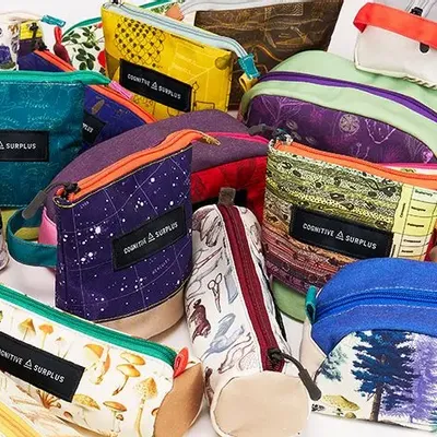 Bags and totes - Science Zipper Bags - COGNITIVE SURPLUS