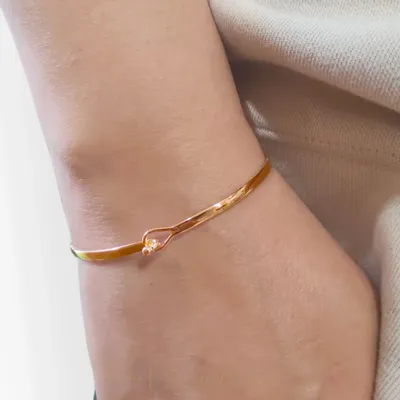 Jewelry - Buckle and Ball Clasp Bangle - ACTUELLE