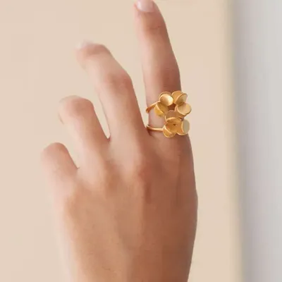 Bijoux - BAGUE DORÉE ARAI - JOIDART