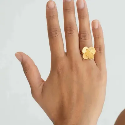 Bijoux - BAGUE DORÉE PAMPALONIA - JOIDART