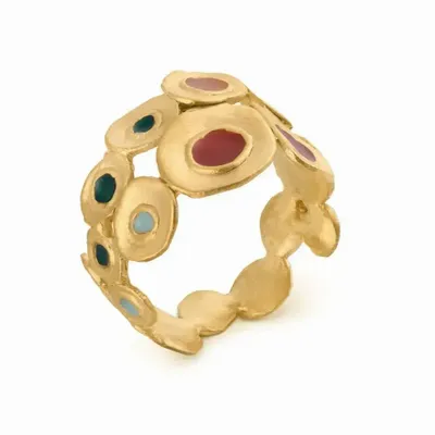 Jewelry - GOLDEN RING FAVORITA COLORS - JOIDART