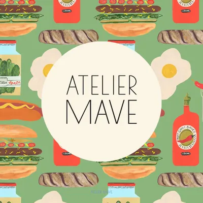Nappes - Mave_AlloverPattern_CarbsIllustrated - ATELIER MAVE