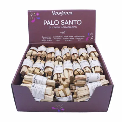 Decorative objects - Ready to sell — 60 bags of 5 Palo Santo Veegreen sticks - VEEGREEN