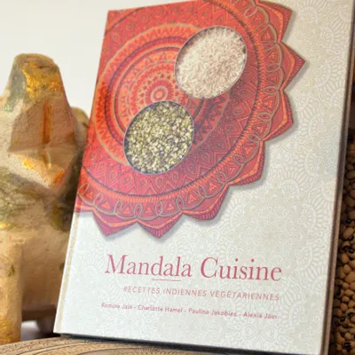 Gifts - Book "Mandala Cuisine" ® +60 Indian authentic vegetarian recipes - ATELIER MANDALA