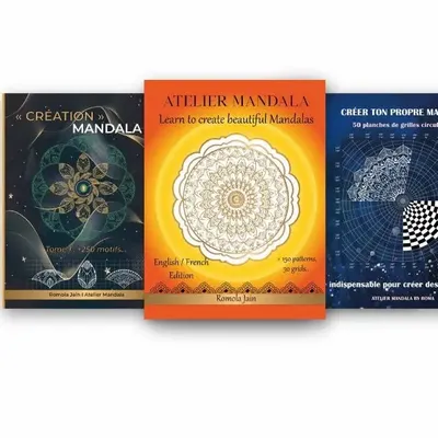 Gifts - "Creation Mandala - Volume 1” ® +250 patterns, drawing your mandalas - ATELIER MANDALA