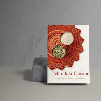 Gifts - Book "Mandala Cuisine" ® +60 Indian authentic vegetarian recipes - ATELIER MANDALA