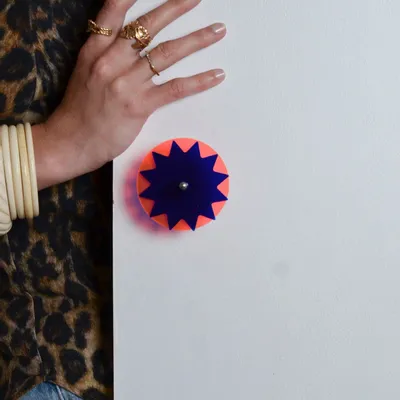 Objets de décoration - Poignée coloré en plastique recyclé - RAYON VERT STUDIO