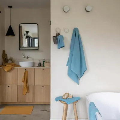 Bath towels - Guest Towel Bora Quartz 30 X 50 - MAISON VIVARAISE - SDE VIVARAISE WINKLER