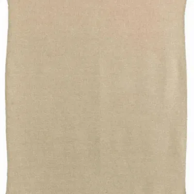 Throw blankets - Isabel Recycled Plain Throw Naturel 130 X 160 - MAISON VIVARAISE - SDE VIVARAISE WINKLER