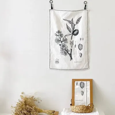 Kitchen linens - Amendoeira/Almond tree- Tea Towel - LUZ EDITIONS