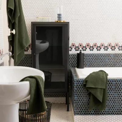Bath towels - Guest Towel Bora Romarin 30 X 50 - MAISON VIVARAISE - SDE VIVARAISE WINKLER